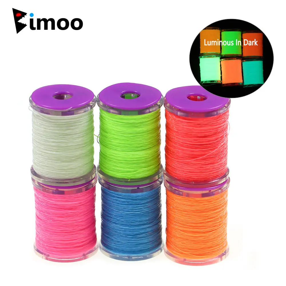 1/6 Stück 45M Hochglänzendes Luminous Tinsel Fliegenbindematerial für Mücken-, Nymphen- und Streamer-Köpfe, Körper, Rippen, Flügel und Schwänze – Forellenangelköder