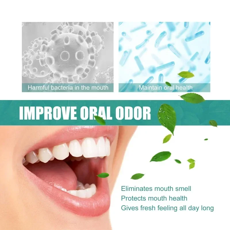 Bad Mouth Smell Removing Drops Mouthwash Drop 30mL Cool Mint Oral Care Essence Fresh Breath Long lasting Aroma Fight Toothpaste