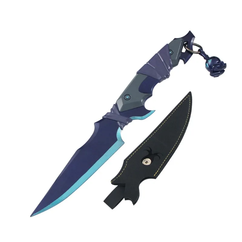 25 cm/9,84 pollici Valorant Shadow Coltello Modello Giocattolo in lega Gioco Collezioni fisiche Giocattolo Ornamento Display da tavolo Regali per il compleanno del ragazzo