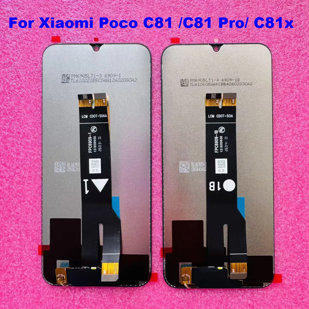 6.9'' Origineel Nieuw LCD Scherm Touchscreen Digitizer Frame Assemblage Onderdelen voor Xiaomi Poco C81 Pro 4G/C81X