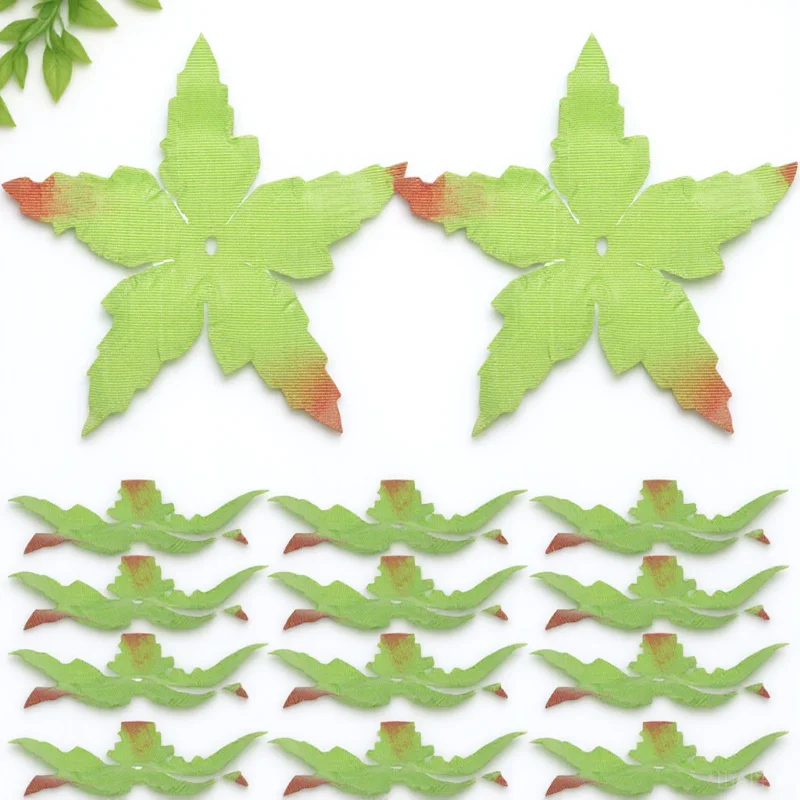 

100Pcs Fabric Sepals Rose Flower Calyxes DIY Artificial Green Sepals for Flower Making Craft Supplies DIY Supplies