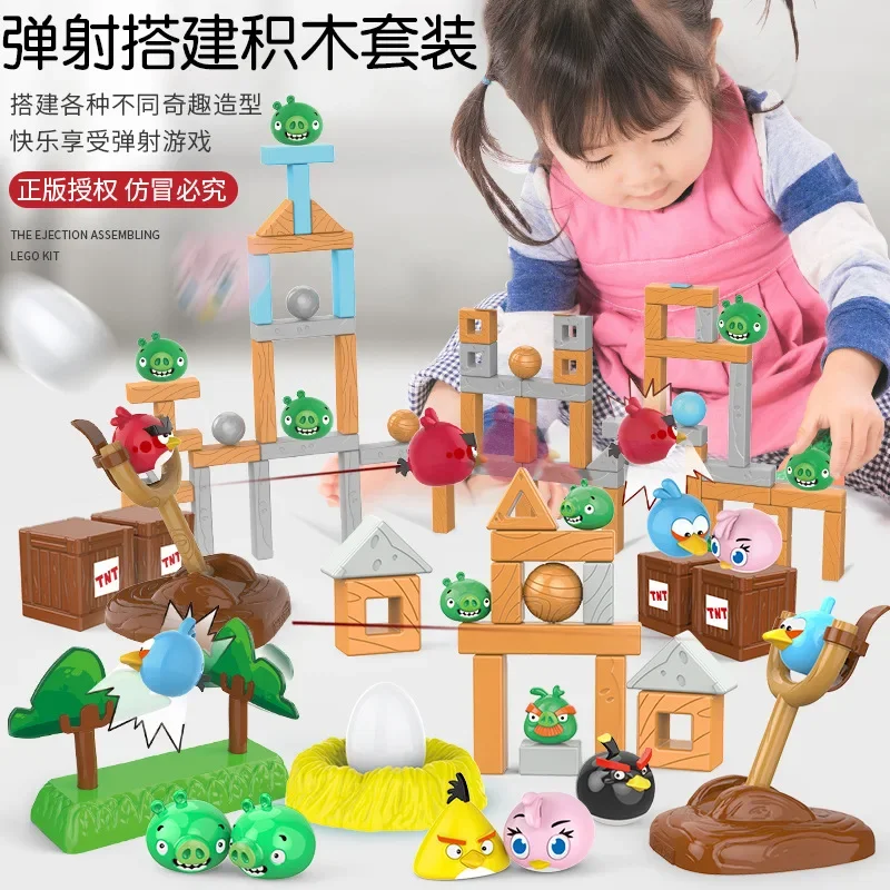 Anime Game Lovely Angrys Figure Red Chuck Bomb Piggies Bird Toy Catapult Combo Space   Cute Children Present