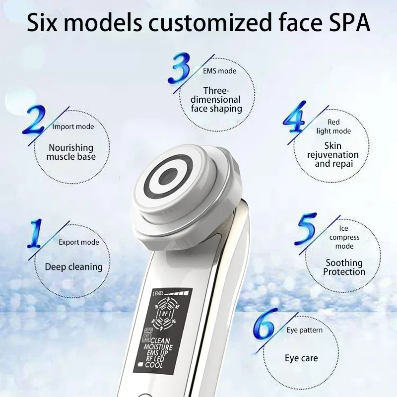 Beauty rf slimming ems home face massage infrared photon rejuvenating portable beauty instrument for home use