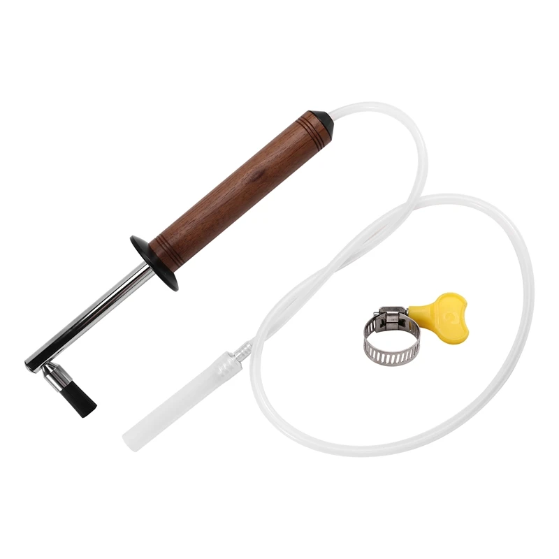 Coffee Machine Cleaning Brush Nylon Anti-Scald Wood Handle Steam Cleaning Tool