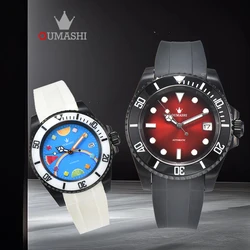 OUMASHI 40mm Men's Watch Automatic Watches Sapphire Glass Mechanical Wristwatch Sports Waterproof Watch Customized logo