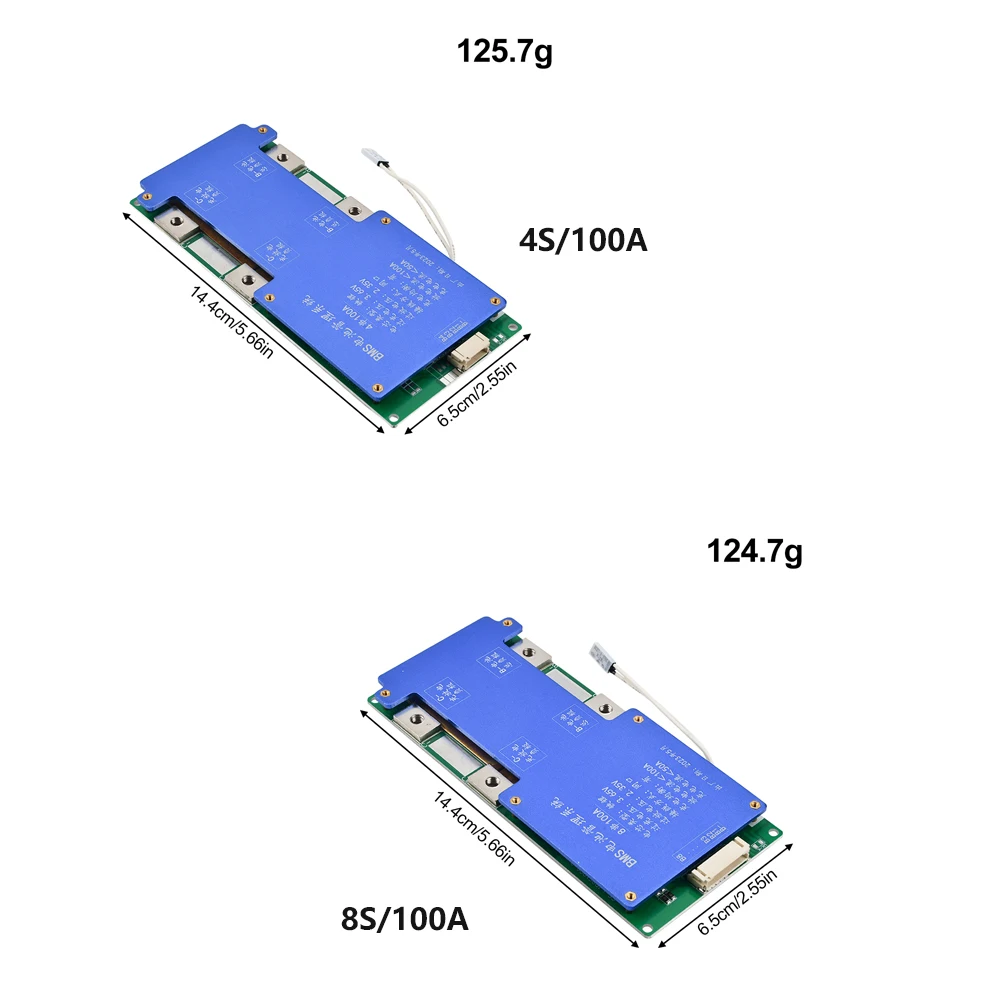 BMS 8S 24V 100A LiFePO4 Battery Balance Charge Board Equalizer NTC Temperature Protection Equalizador For Escooter/Ebike