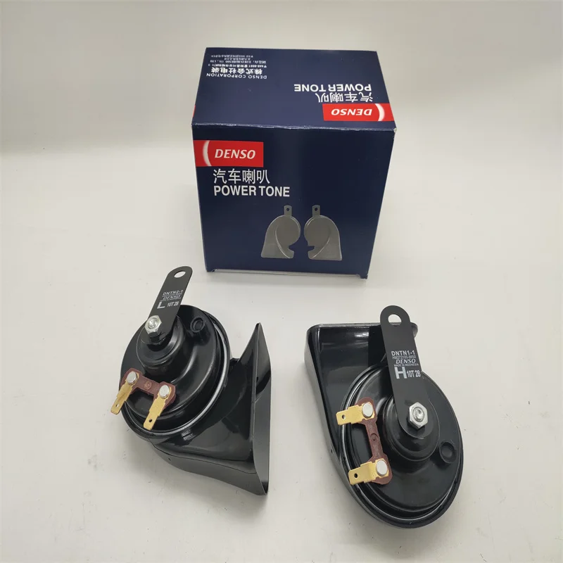 Free Shipping 1Set DENSO CORPORATION Car Horn 12V Snail Original Quality Part NO.272000-2570 For Toyota Honda VW KIA BMW Any Car