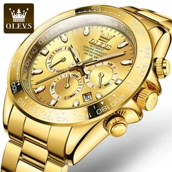 OLEVS 6638 Men's Automatic Mechanical Watch Waterproof Luminous Stainless Steel Strap Men's Mechanical Watch Fashion Luxury