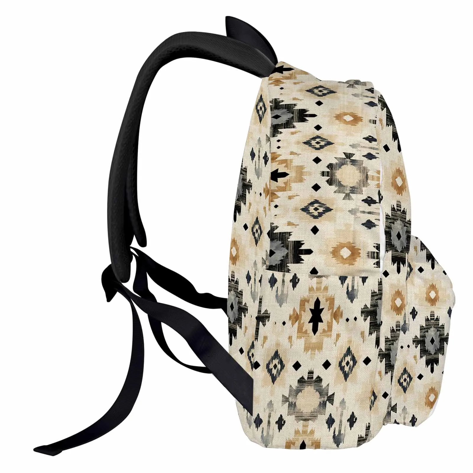 Mochila abstracta geométrica Tribal étnica para adolescentes, bolsas escolares para estudiantes, bolsa para computadora portátil, mochila de viaje informal para mujeres