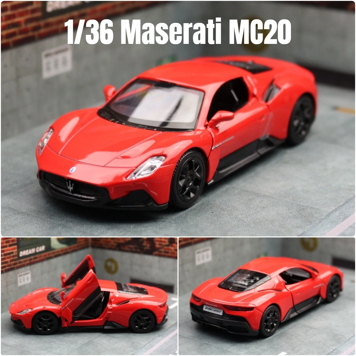 1/36 Maserati MC20 Super Sport Toy Car Model For Children RMZ CiTY