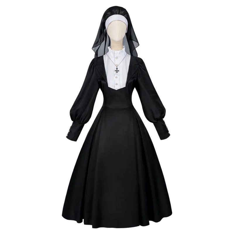 loween Cosplay Performance Easter Costume Jesus God Priest Suit Virgin Nun Stage Outfit Adult Par Theme Cultural Costumes