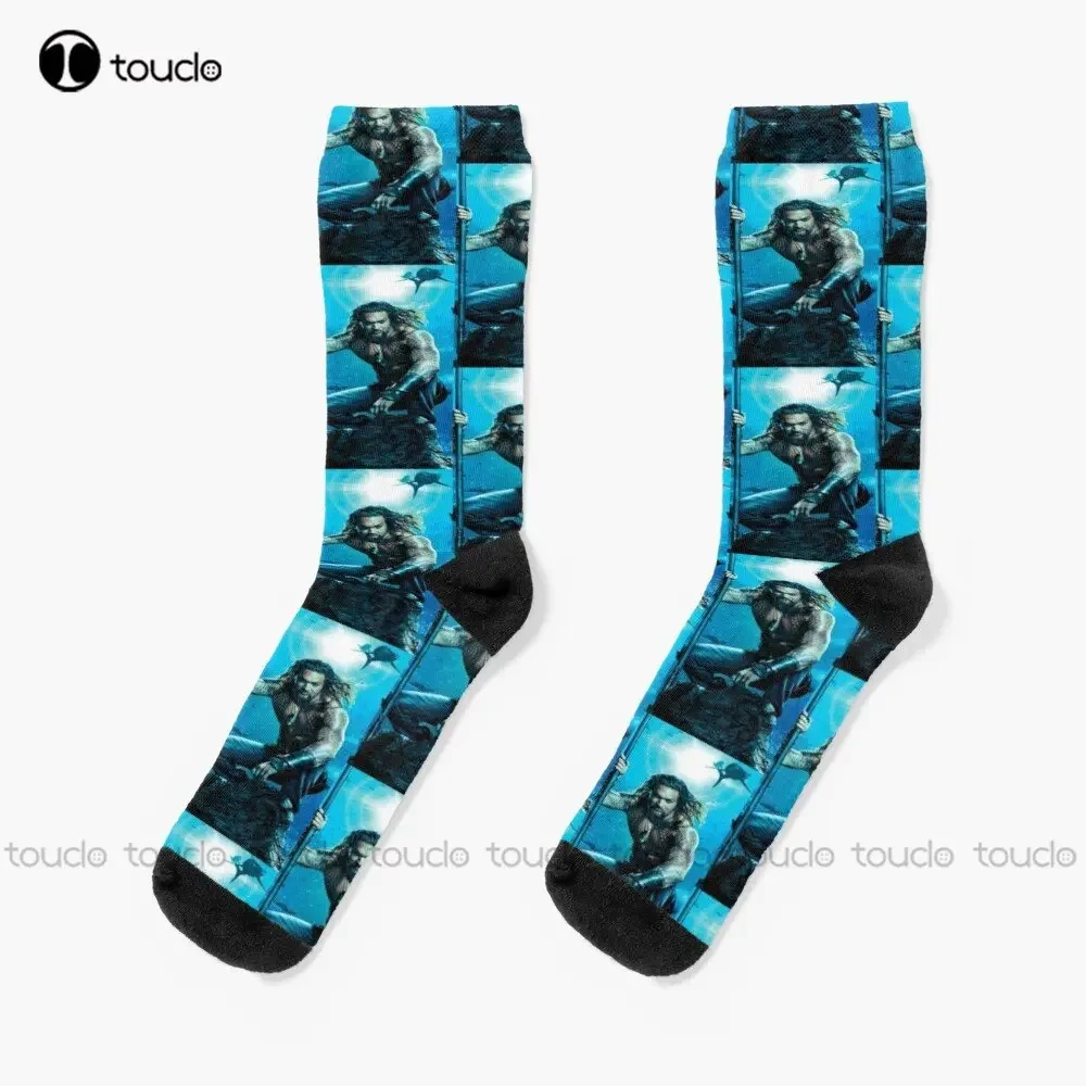 

Jaeson Momoa Lovers Fans Socks Коровьи носки Высокое качество Симпатичные элегантные милые кавайные милые хлопковые носки с героями мультфильмов на заказ Подарок Красочные