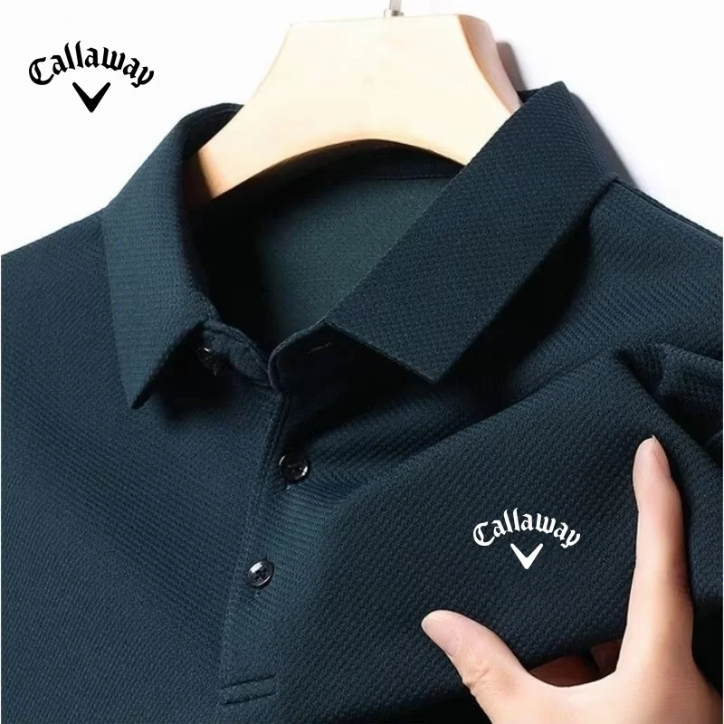 Polo de manga larga para hombre, camiseta bordada de alta calidad, Top multifuncional de ocio de negocios, nueva moda de lujo, primavera y otoño