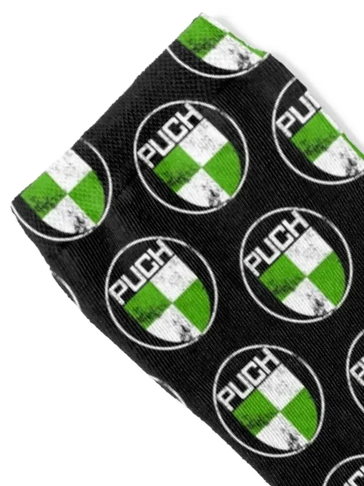 T3 Synro Puch Logo Grunge Bulli Vespa Scooter Socks bright garter christmass gift cotton Rugby Socks Men Women's