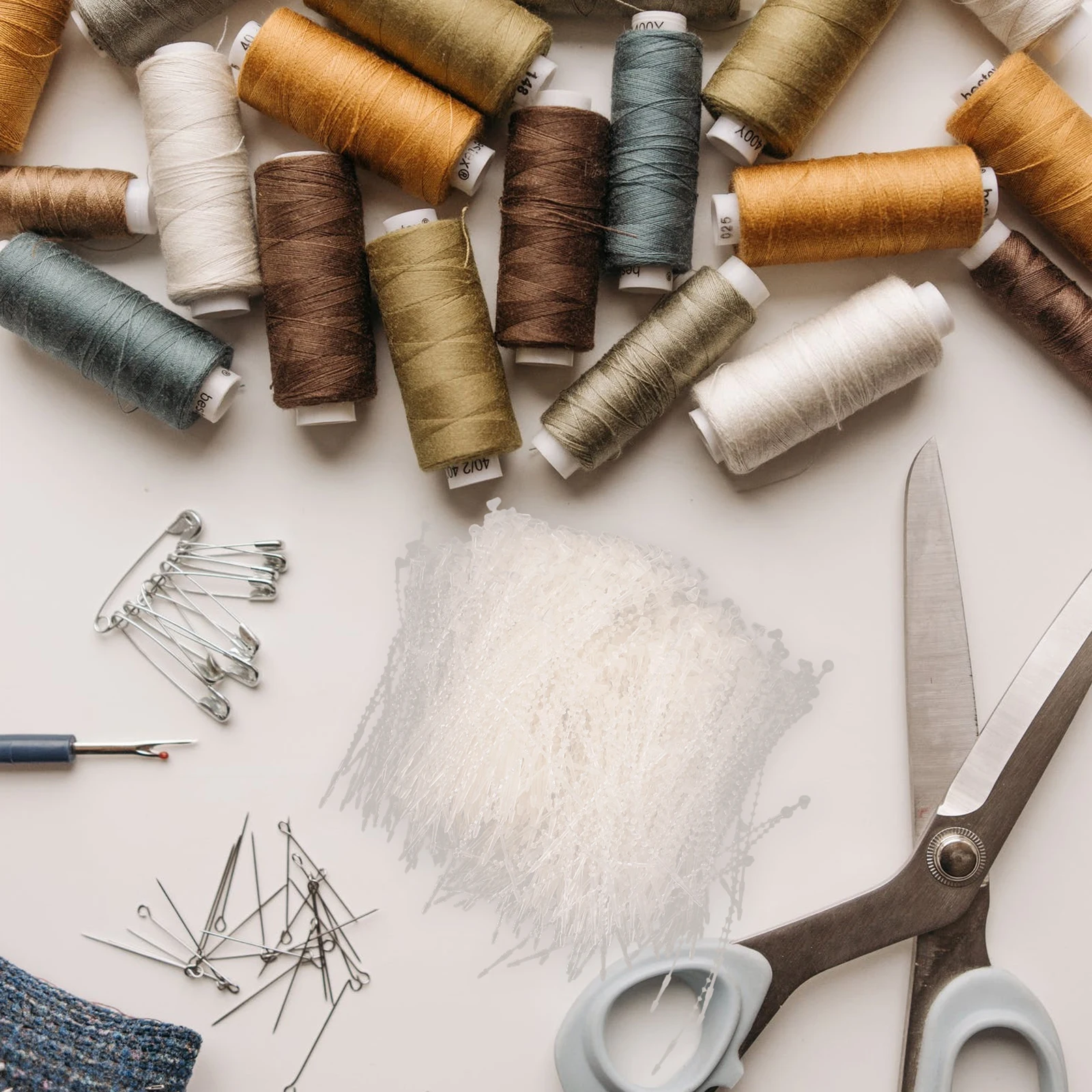 

1 set 1 Set Plastic Tag Fastener White For Clothing Jewelry Hanging Tags Security Loop Price Label Ropes