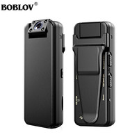 Boblov A21 Mini Camera 1080P Portable Camera Police Video Recorder Body Camera Motorcycle Bike Motion 180 Degree Night Vision