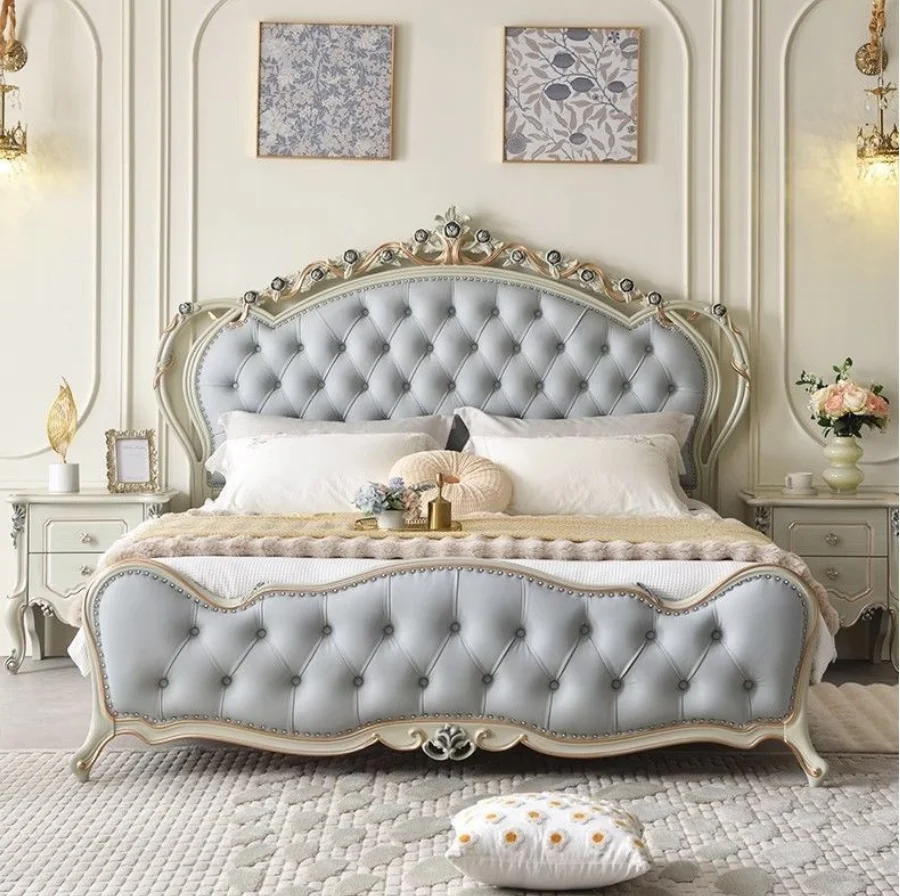 

*o #$Premium American Style All Solid Wood Bed, Single Solid Wood Bed Frame, Wooden Box Bed Design for Home Hotel#
