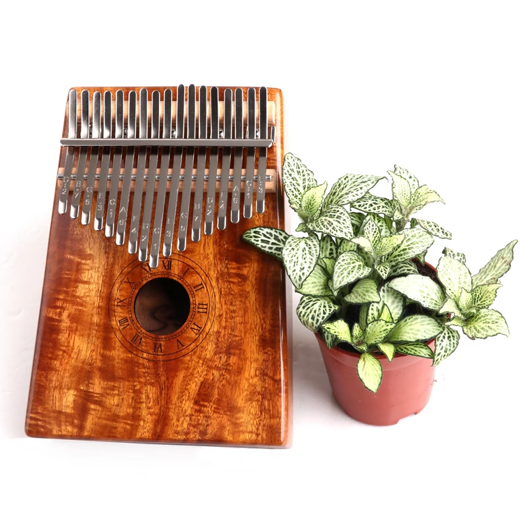 

Drop Shipping KLB17-5 Professional Mini Musical Instrument Koa Pocket Finger Thumb Piano Kalimba