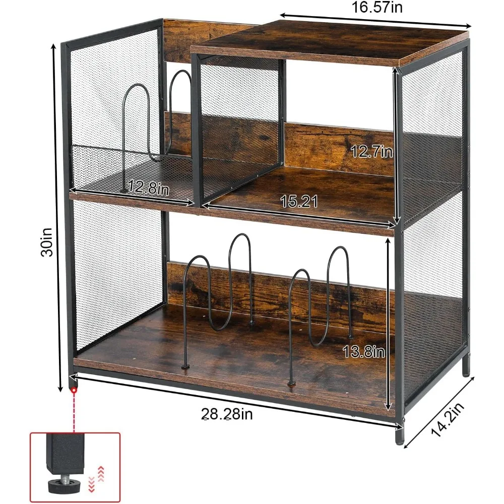 حامل مشغل التسجيل يحمل ما يصل إلى 300 ألبومًا مع 4 مقسم قابل للتعديل لحامل القرص الدوار، وعلامة تبويب مشغل التسجيل الكبير العتيق #5