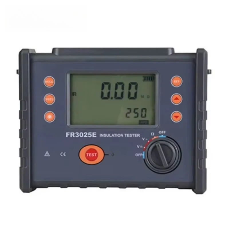 FR3025E Digital Insulation Resistance Tester Electronic Power 220V Voltage 1 Year Warranty
