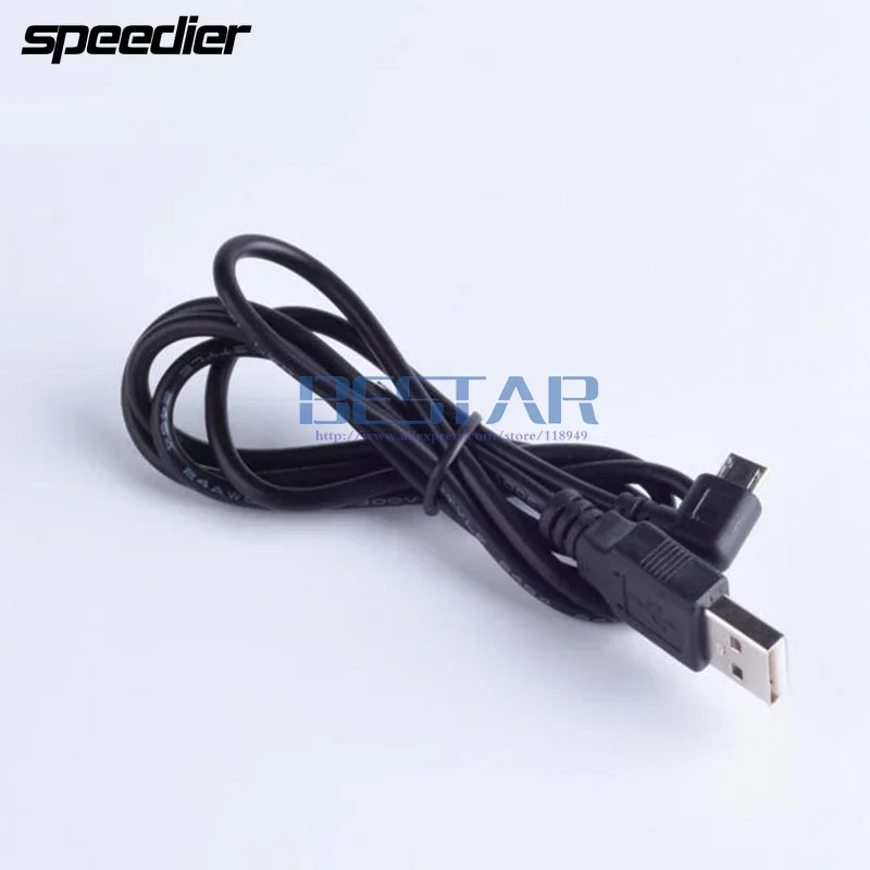 Black DC power plug USB convert to Micro USB L Shape Black Left Angle Elbow Jack with cord connector charging cable 1M 3FT