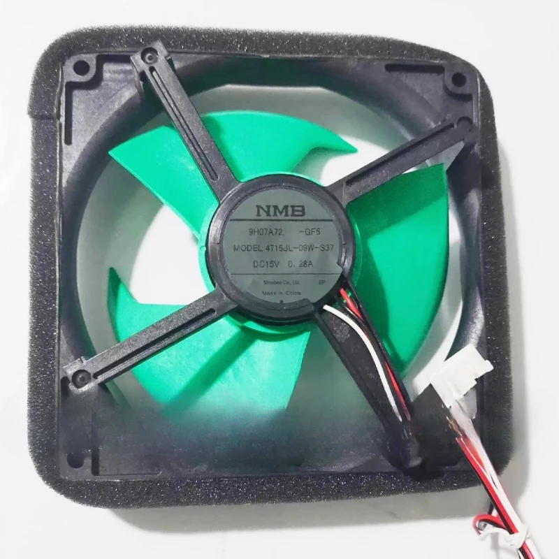 Fan motor NMB 4715JL-09W-S37 15V 0.28A suitable for double-door Sharp refrigerator