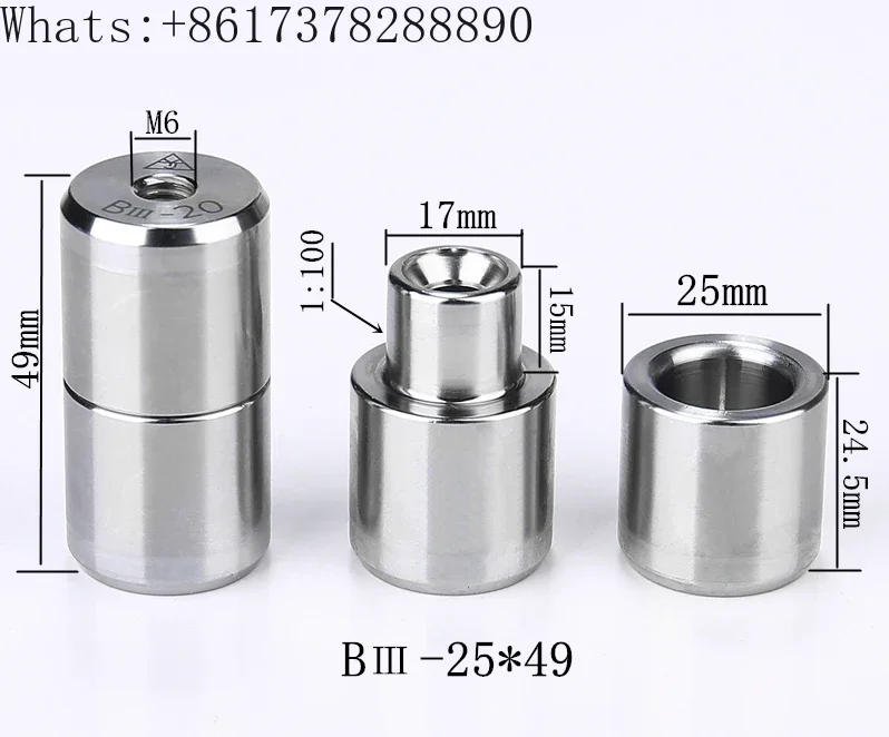 

B3 1:100 proportional straight guide column, circular straight body positioning column, precision blowing bottle guide column