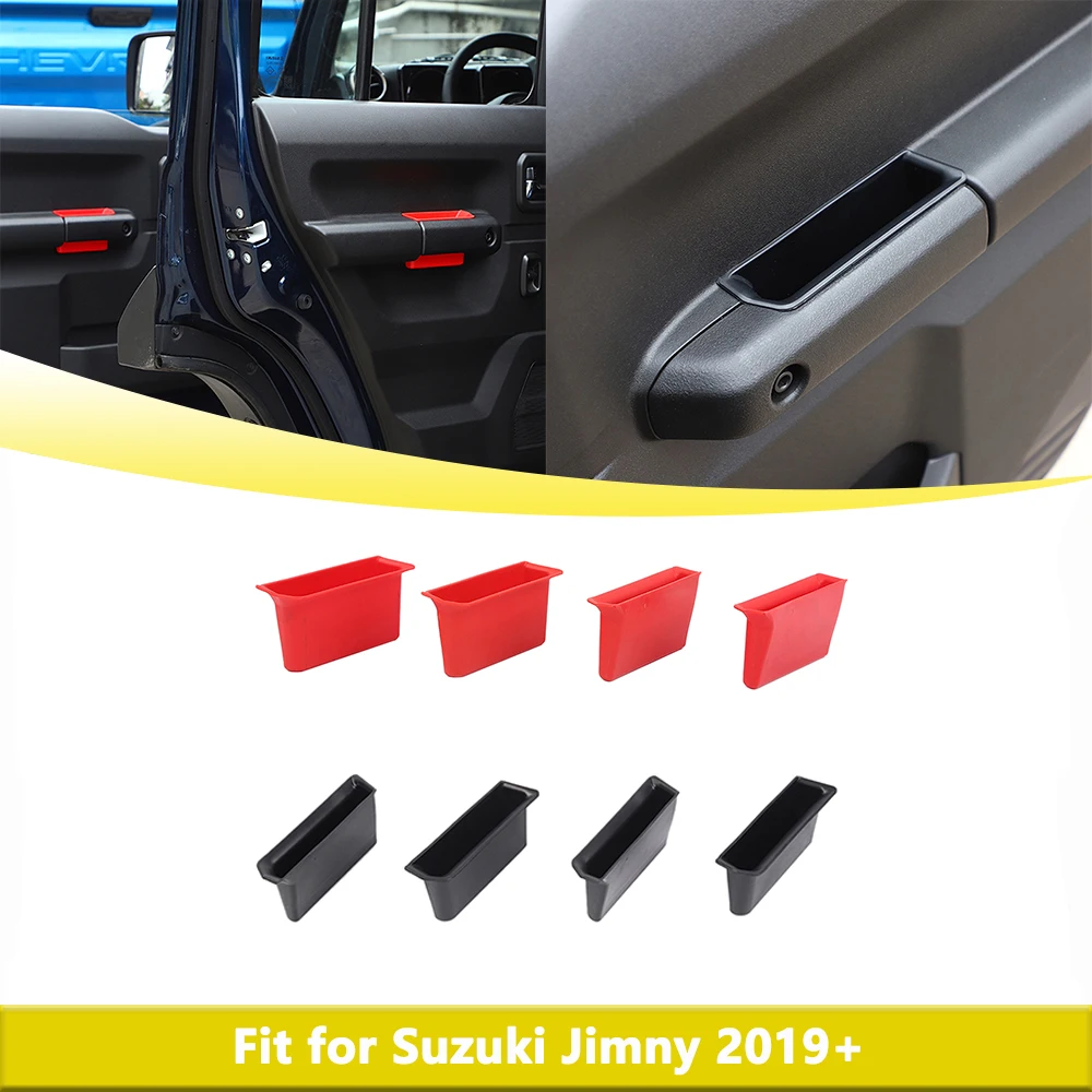 

Door Grab Handle Pocket Storage Box for Suzuki Jimny 2019-2024 4-Door Car Interior Accessories Stowing Tidying Phone Container