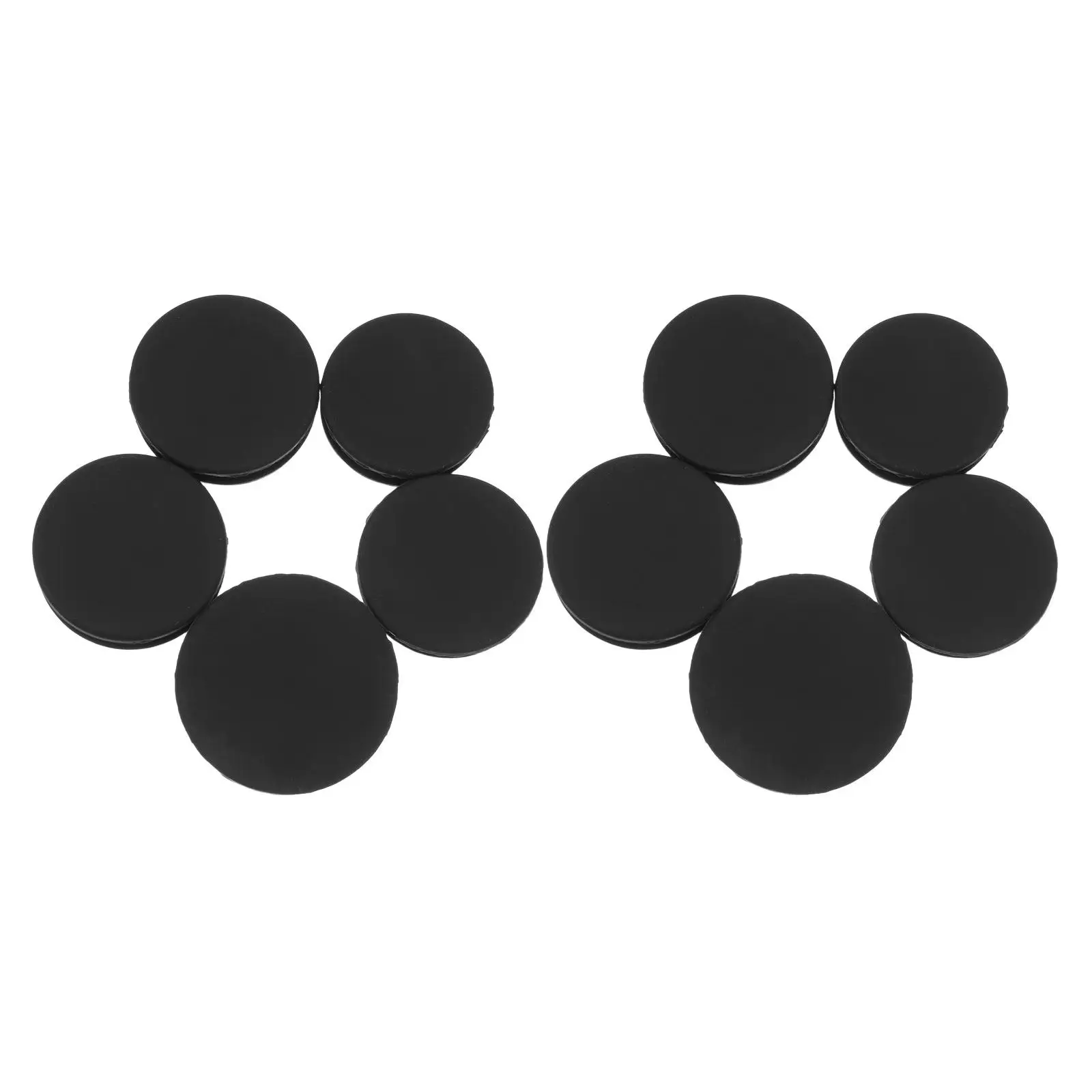 10Pcs Silicone Piggy Bank Stopper Round Black Closure Plug for Ceramic Money Jar Tight Seal Replacement Saving Box Hole Cover
