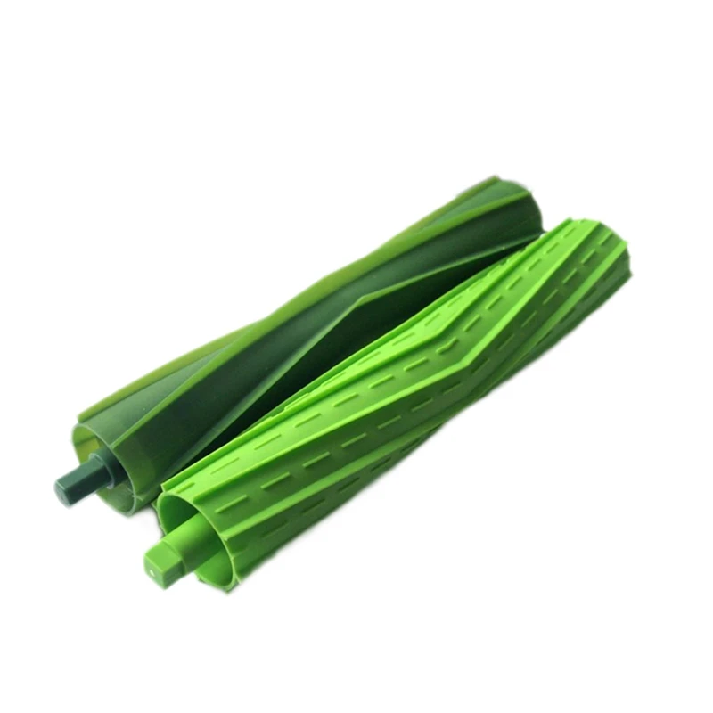 Rollo de cepillo para Roomba I7 E5 E6 Series, piezas de repuesto para Robot aspirador, color verde, 2 unidades