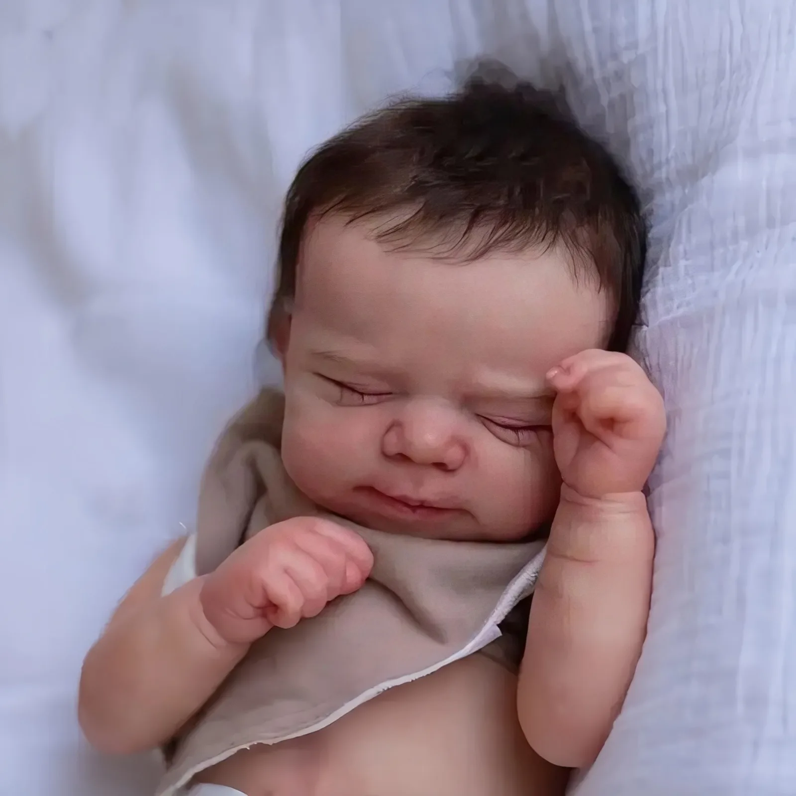 Risbecko 19 pouces déjà peint fini Reborn bébé poupée-fait à la main Reborn Preemie bébé nouveau-né enfants jouet cadeau fille poupées