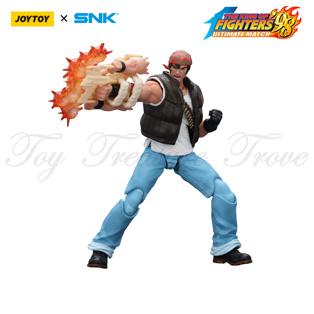 [PRE ORDER] JOYTOY 1/18 Action Figures KOF'98UM Ikari Warriors Team 3PCS Ralf Jones Clark Still Leona Heidern Model Toy