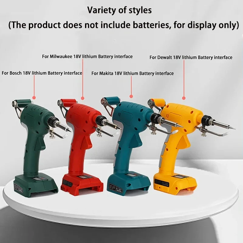 Handheld Automatic Tin Feeding Electric Soldering Iron For Makita For Dewalt For Bosch For Milwaukee 18V-20V Li-ion Battery
