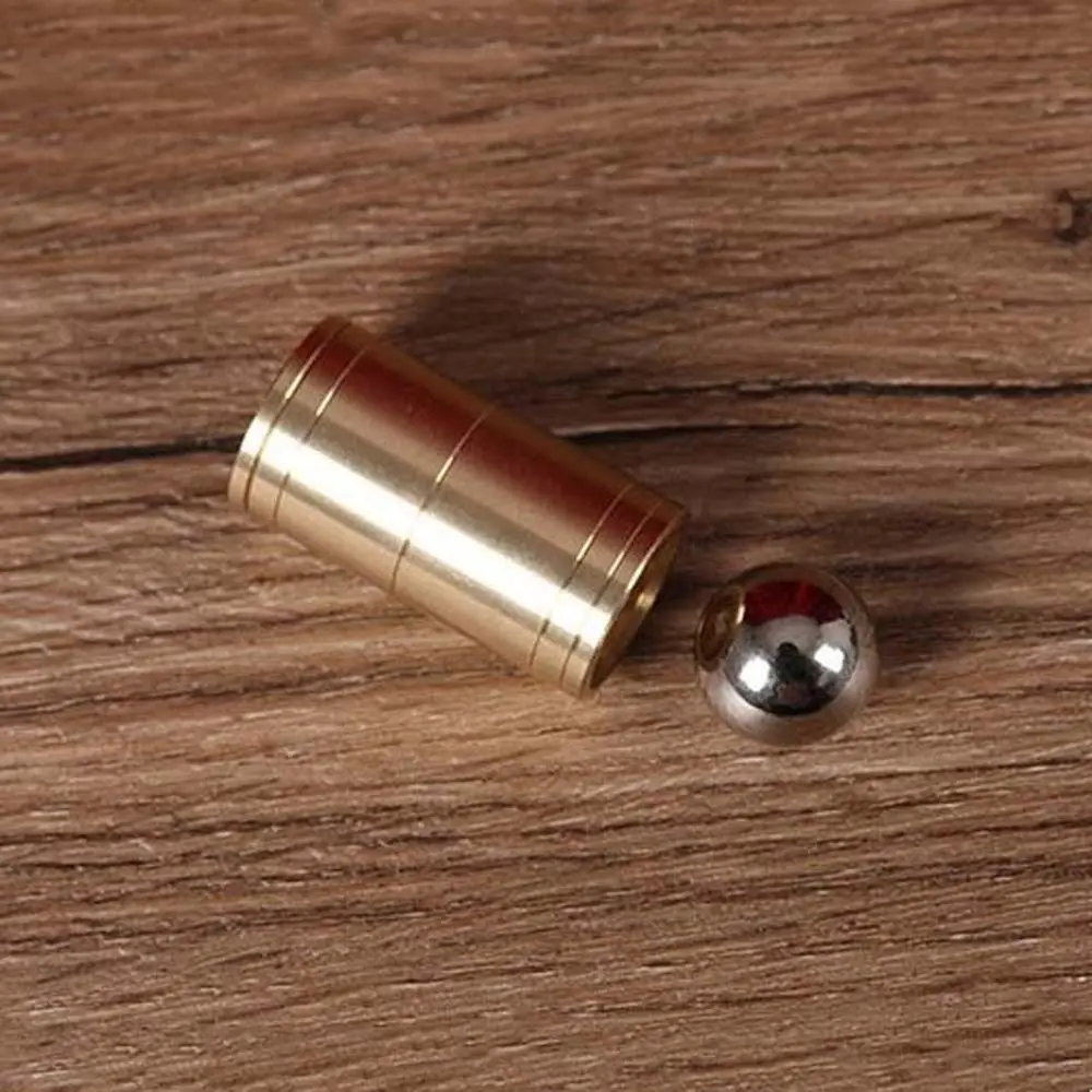 スチールボール ボール＆チューブ マジックトリック シンクダウン メンタリズム マジックボール ライズズ フォールズ クローズアップ ギミック ミステリー ブラス マジック