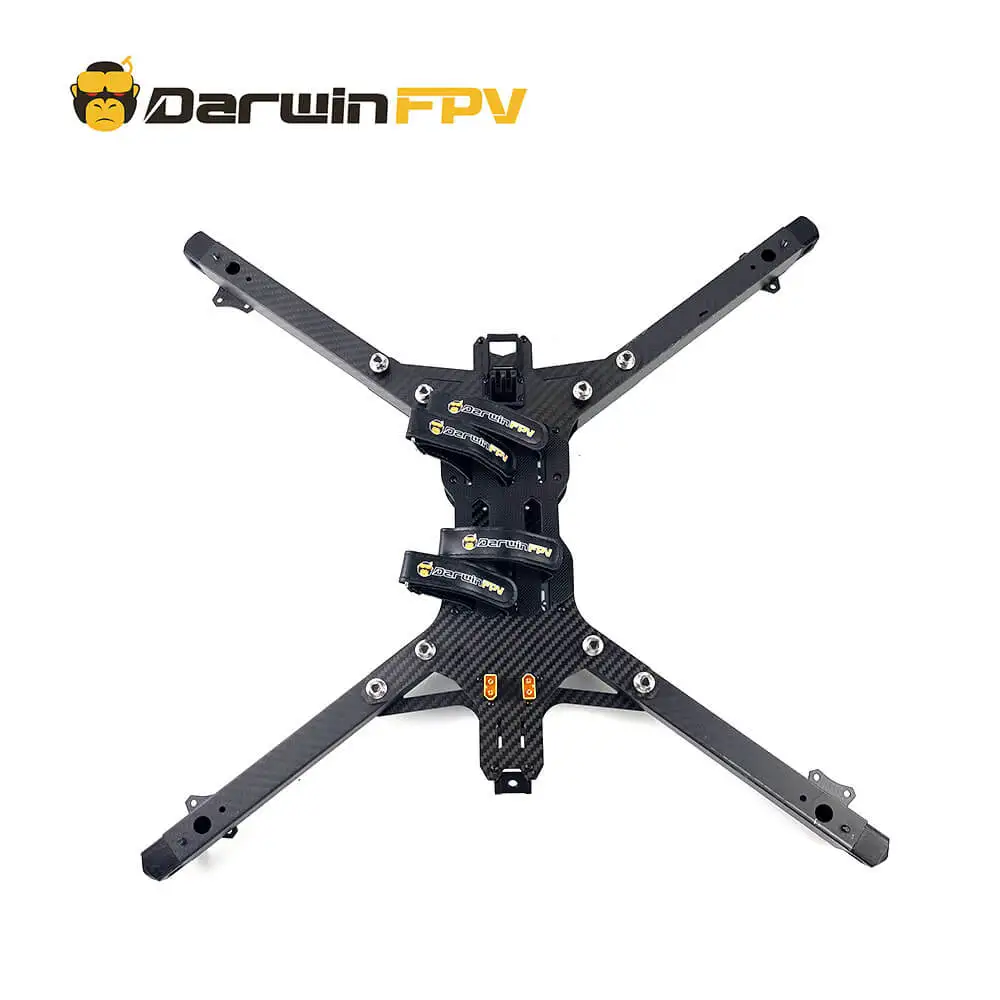 DarwinFPV Toruk13 13-Inch Long Range FPV Drone Frame Kit - Lightweight Carbon Fiber Chassis for DIY FPV Quadcopter Build