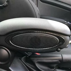 WELKINRY For BMW Mini Hatch Cooper One Hardtop F55 F56 F57 3rd Gen 2014-2022 Front Seat Armrest Box Side Speaker Sound Horn Trim