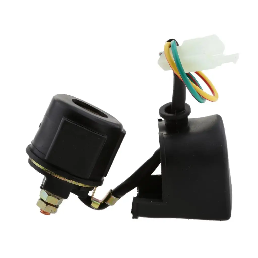 Black Motorcycle Starter Relay Solenoid for Yamaha XS-360 XS-400 XS-400R