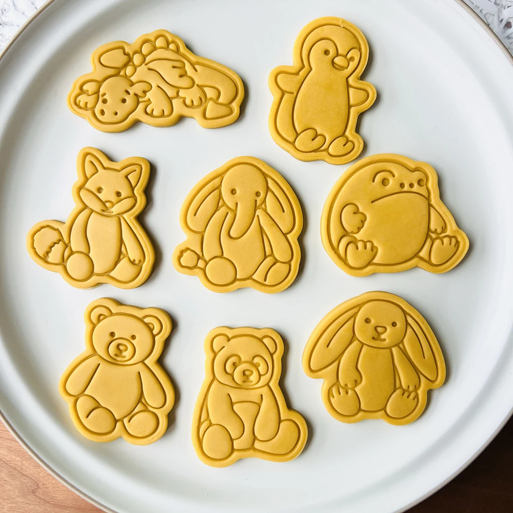 

Cartoon Animals Cookie Mold DIY Stampcookie Cutters Baking Accessories