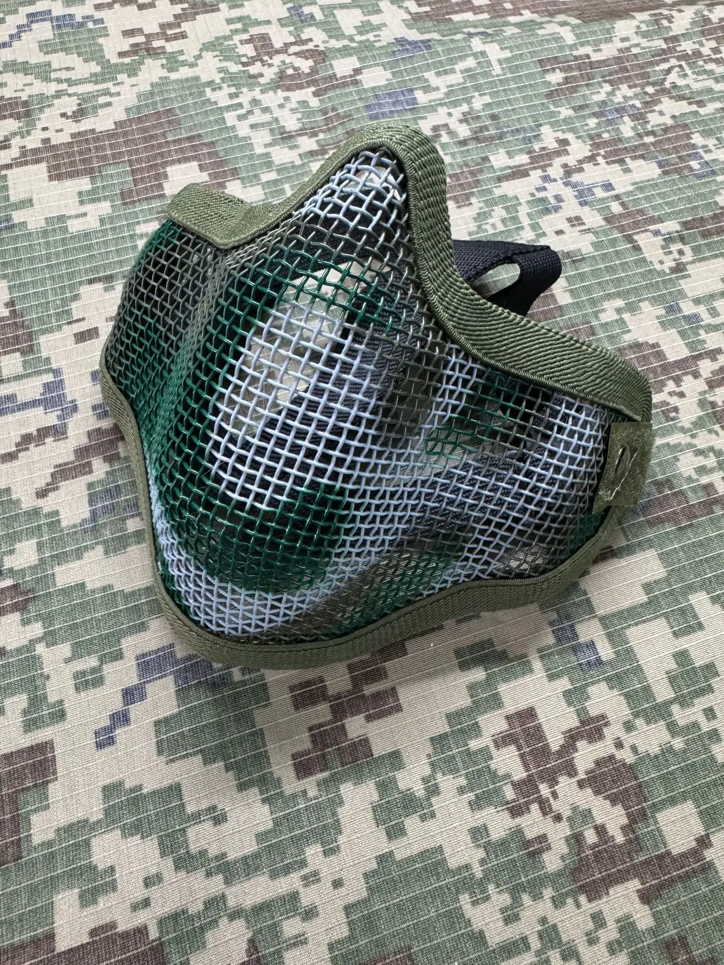 

Steel mesh mask, wire mesh mask, half face mask, half face shield, face cover, mesh face mask
