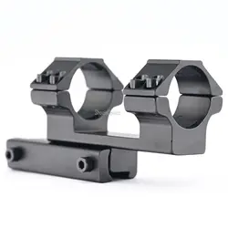 Shooin Optics Scope Tube Ring, 1 Polegada, 30mm, tubo, integrado, 1 peça cantilever, rabo de pombal, 11mm Mount Base