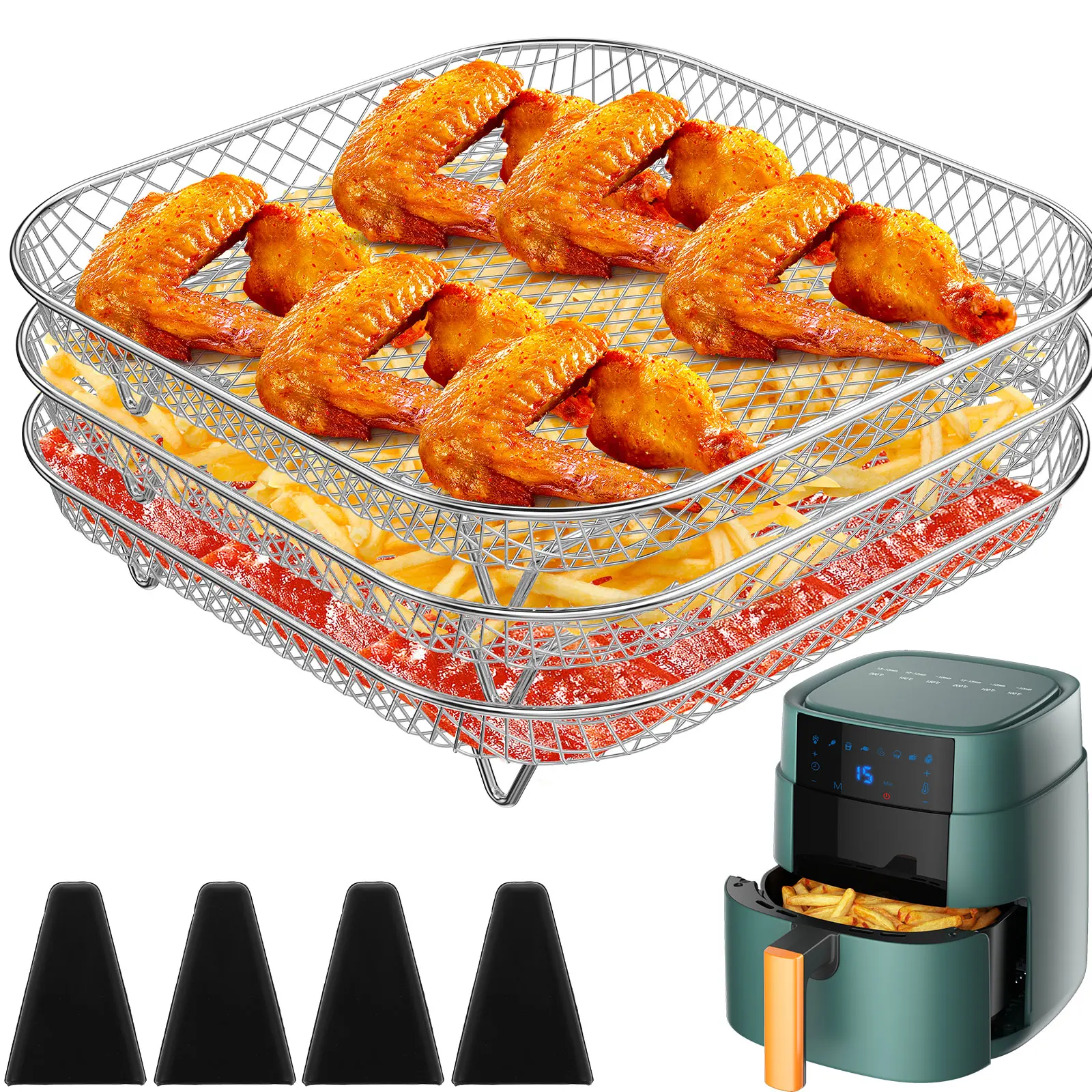 3Pcs 3-Layer Air Fr…