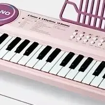 Girls Musical Keyboard 37 Keys Electronic Keyboard Electronic Organ Portable Piano Toy Musical Instrument Toys for Children Gift