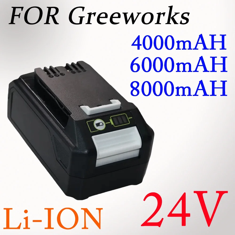 

24V 4.0/6.0/8.0Ah Lithium Battery for GreenWorks Tools BAG711 BAG708