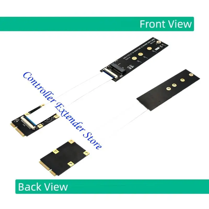 N84B Mini PCIe to M.2 NVME Сплошная карта адаптера диска для M.2 NVME Сплошной диск Поддерживает быструю скорость передачи