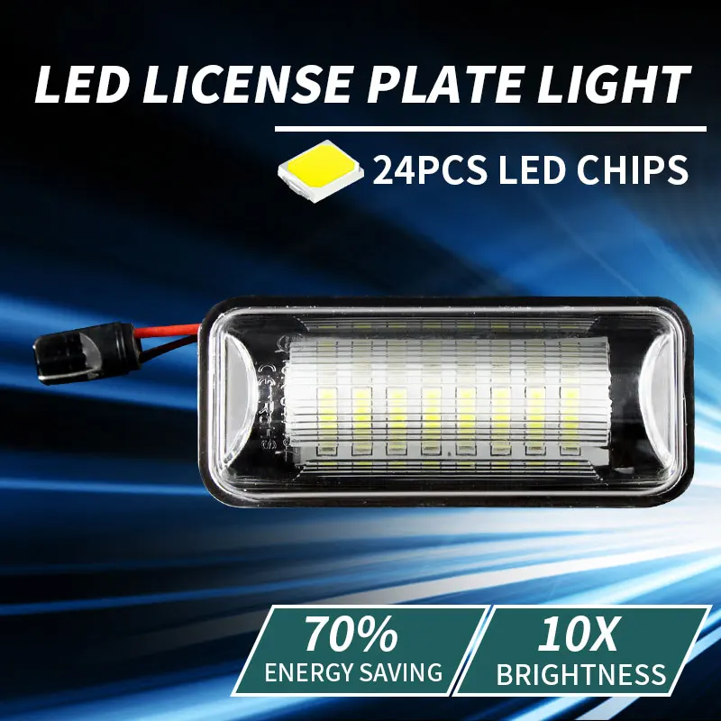 Carro led placa de identificação luz lâmpada branca 84912fg110