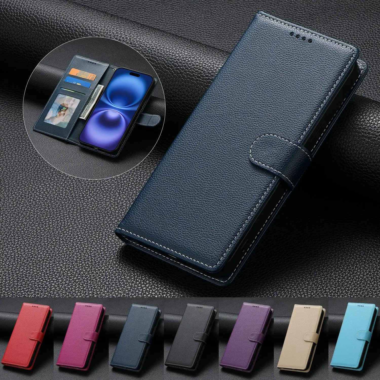 Leather Card Wallet… - image