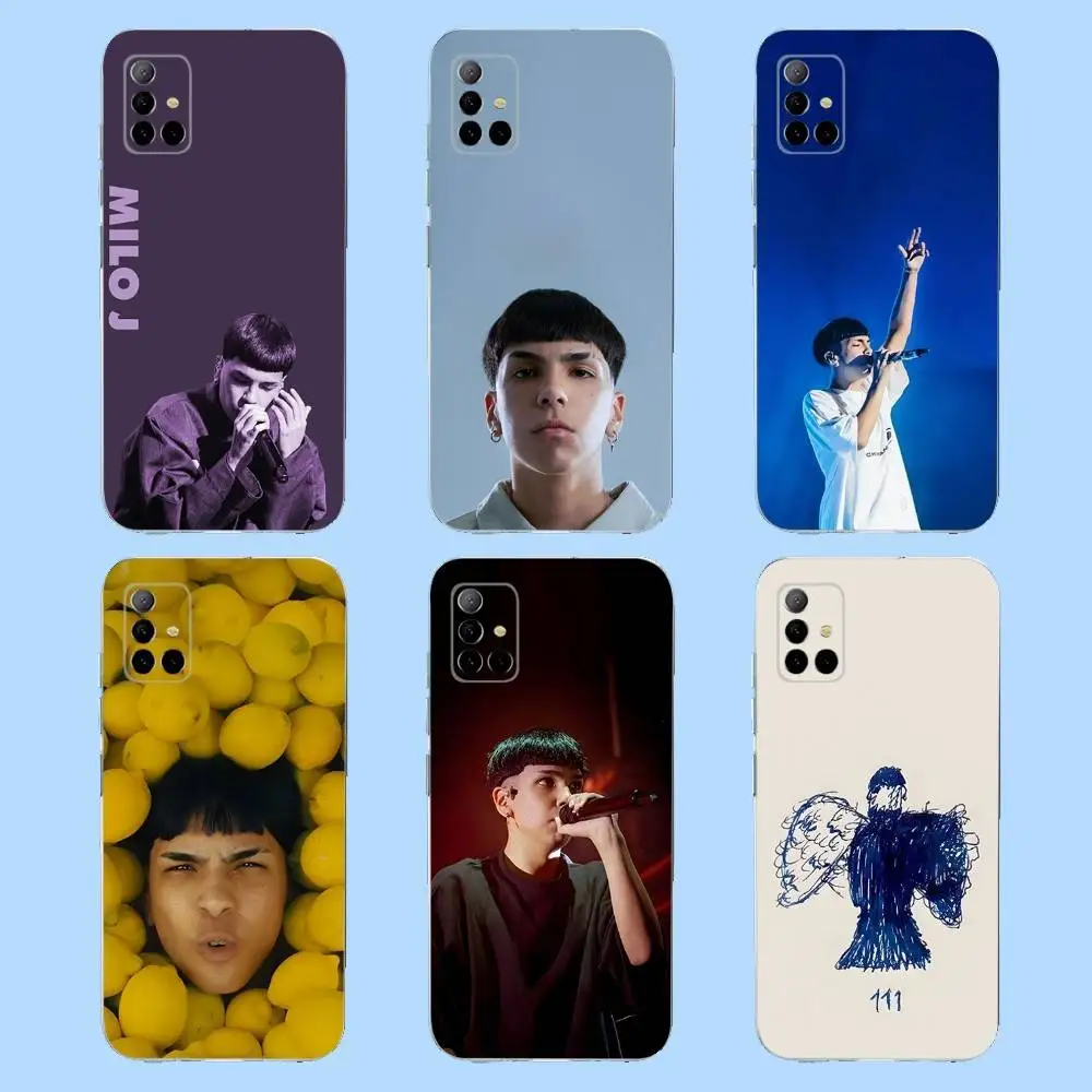 

Singer M-Milo J BESAME Phone Case For Samsung S30,23,21,22,20 FE lite,S10,9,PIus Note20ultra Soft Transparent