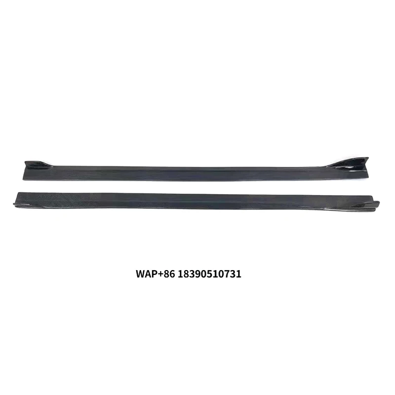 

Карбоновые боковые юбки для Mercedes-Benz W177 A45 2019-2023, карбоновый боковой спойлер-диффузор для A-класса