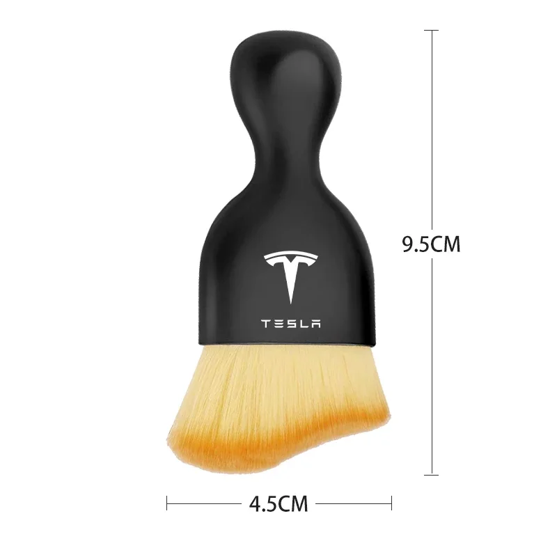 Car Interior Cleaning Tool Air Conditioner Air Outlet Cleaning Soft Brush For Tesla Model 3 Model Model X Y Roadster Performance