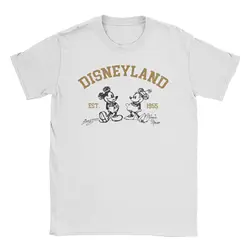 New Arrival disney mickey and minnie mouse  T Shirt For Unisex  Cotton T-shirts Short Sleeve Tops